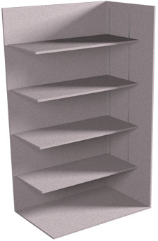 Executive interior shelving option